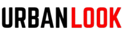 Urbanlook brand logo in bold black and red text on a white background
